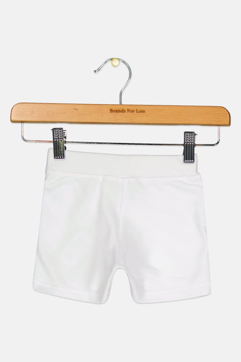 DSQUARED2 Toddlers Boy Graphic Print Basic Shorts, White - Image 2