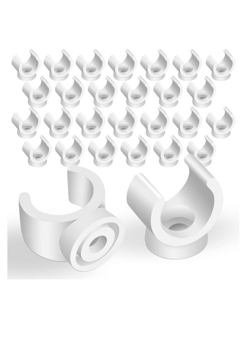 SYOSI 100Pcs PEX Pipe Clamps Holder 1/2 Inch Clips 16 mm PVC Water Support Hangers Socket - Image 1