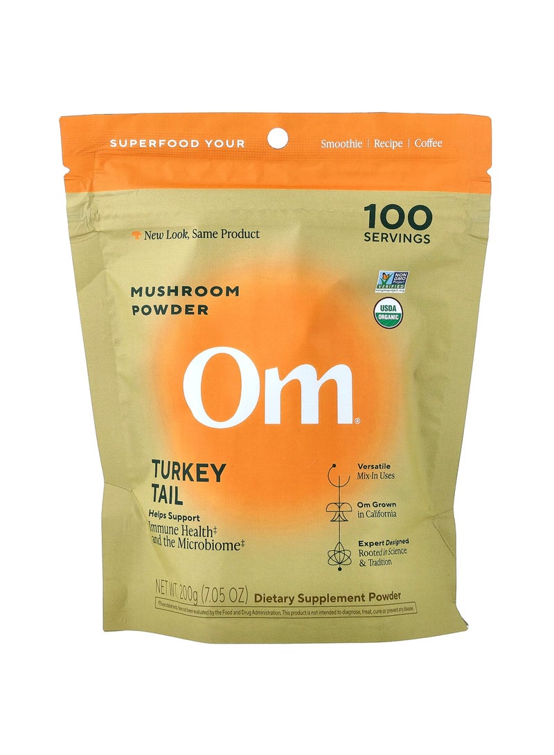 Mushroom Powder, Turkey Tail, 7.05 oz (200 g)