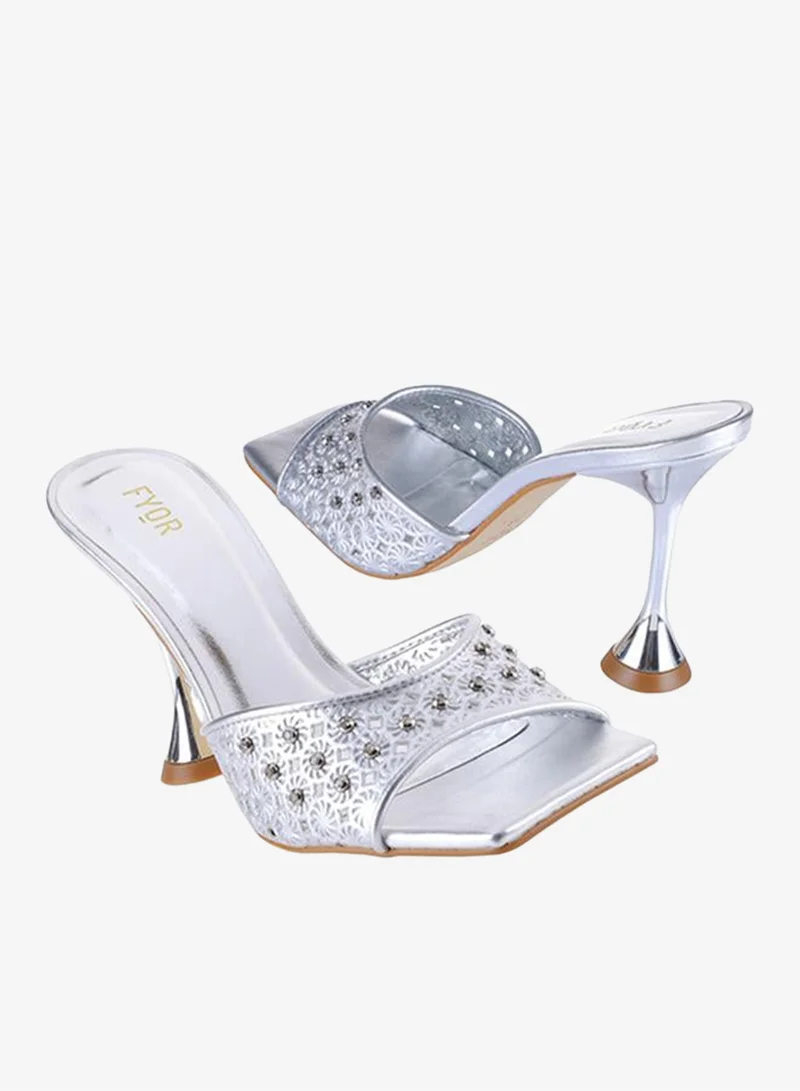 Fyor  Laser Cut High Heel BWR 026 for Women | Best Price UAE