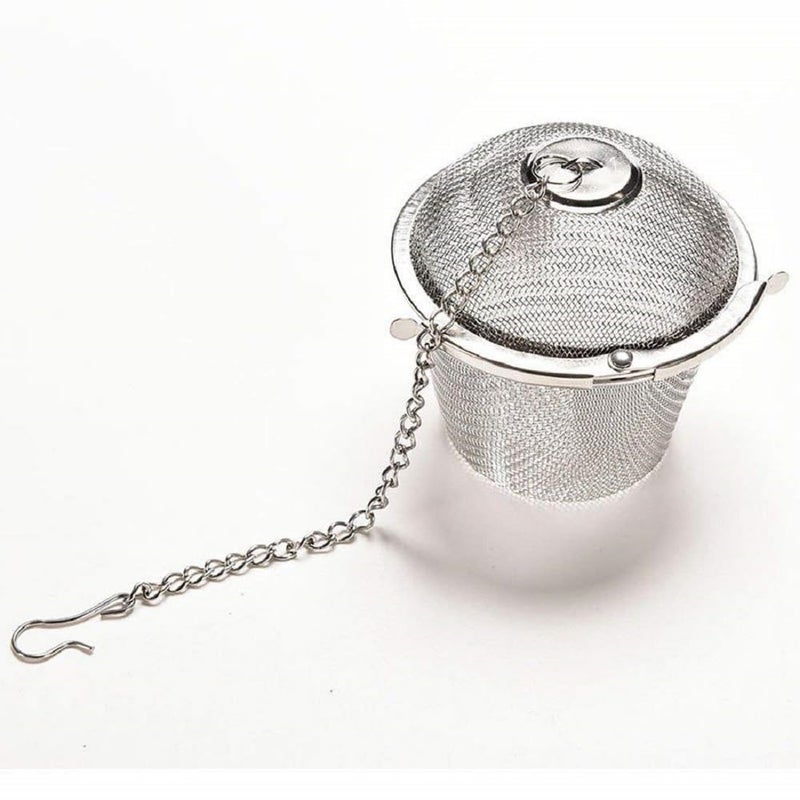 Tea Strainer Infuser for Loose Tea Stainless Steel Tea Diffuser for Tea Coffee Seasonings Spices Round  - Image 5