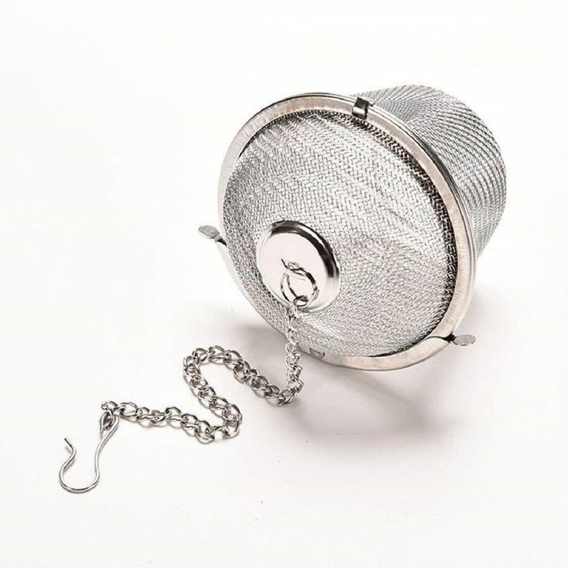 Tea Strainer Infuser for Loose Tea Stainless Steel Tea Diffuser for Tea Coffee Seasonings Spices Round  - Image 1