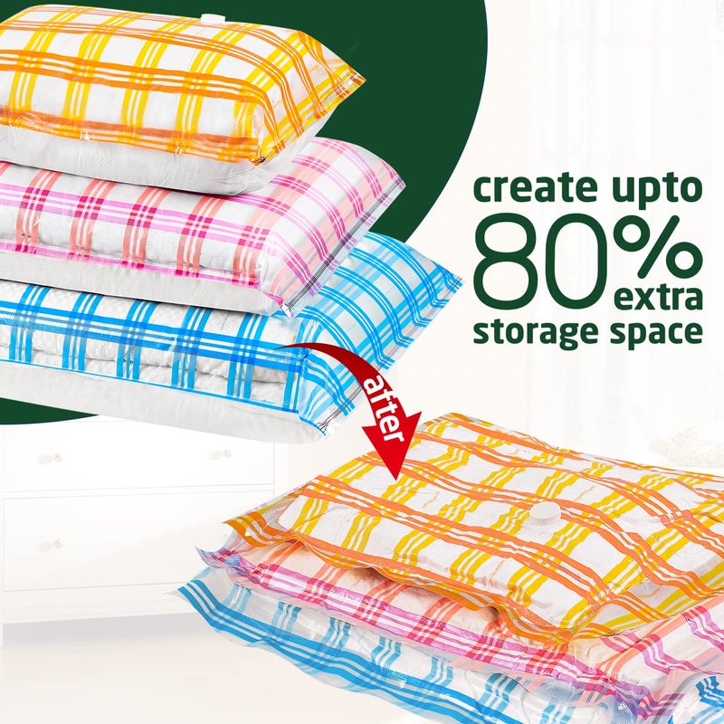 STORAGE MASTER 12 Space Saver Vacuum Storage Bags for Clothes Airtight Vacuum Sealed Space Saver Bags for Clothes 12C  - Image 4