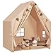 MORITECK Kids Play Tent with Padded Mat Star LED Lights for Ages 4810 Year Old Girls Boys Large Cute Indoor Play Room House Tent for Toddler Children - Image 2