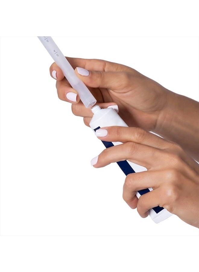 Serovera Seroflora Disposable Vaginal Cream Applicators - Fits Premarin, Estrace, Preseed and Most OTC Gels, Lubricants, and Creams - Threaded End, Comfort Tip, and Dosage Markings (30 pack) - Image 3