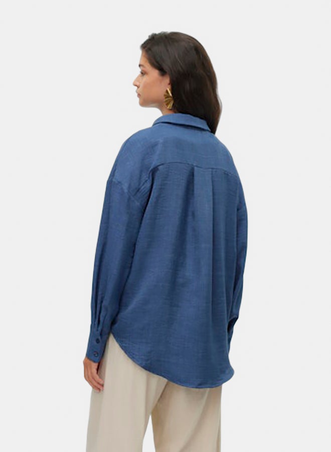 VERO MODA VERO MODA Womens Melaney Queeny Longsleeve Shirt  - Image 5