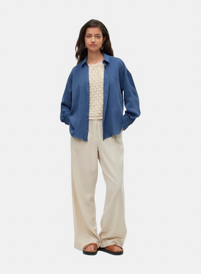 VERO MODA VERO MODA Womens Melaney Queeny Longsleeve Shirt  - Image 3
