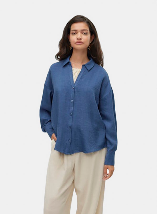 VERO MODA VERO MODA Womens Melaney Queeny Longsleeve Shirt  - Image 2