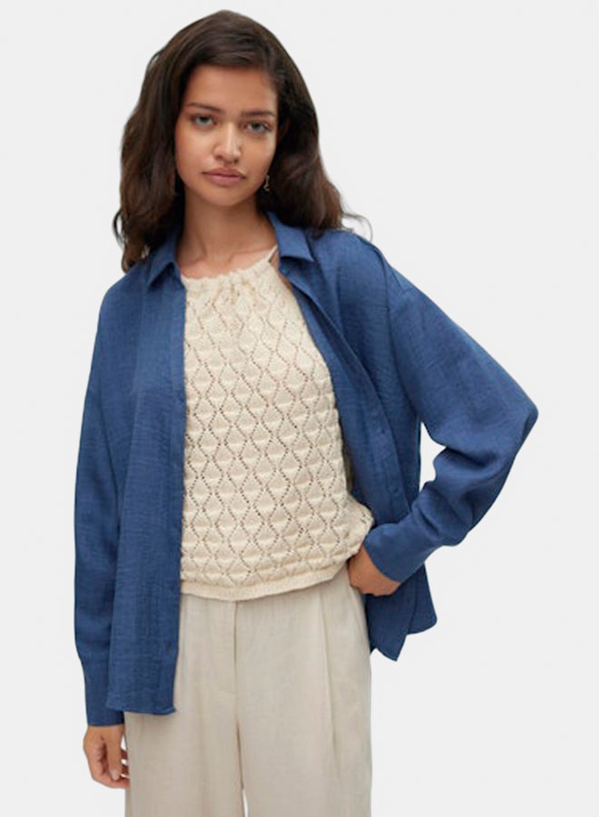 VERO MODA VERO MODA Womens Melaney Queeny Longsleeve Shirt  - Image 1