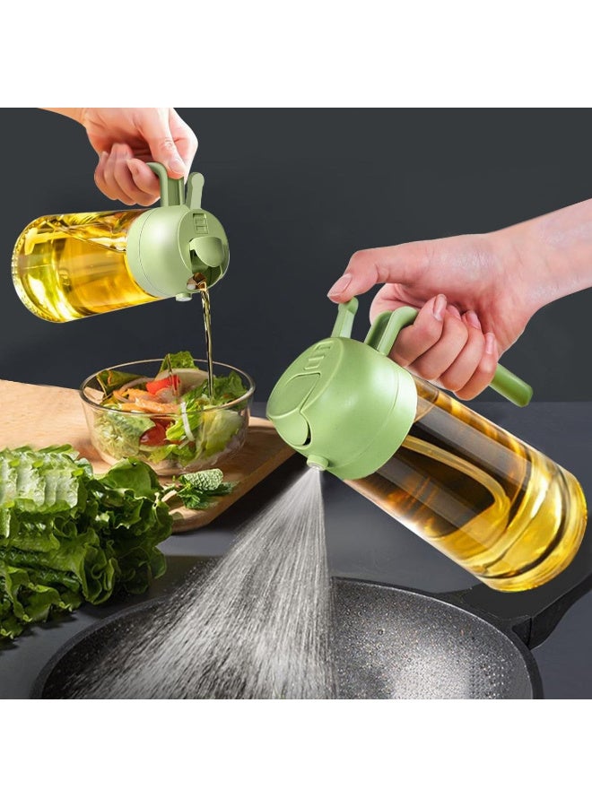 OLIVE 2-in-1 Smart Oil Dispenser and Sprayer – Innovative glass bottle for pouring and spraying with a comfortable handle - Image 5