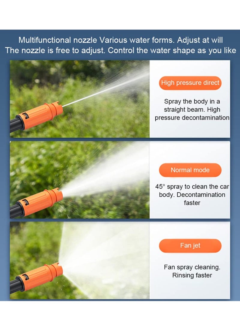 Sharpdo Cordless Pressure Washers Gun, Electric Car Washer Pressure Pump 200W 10000mAh  - Image 3