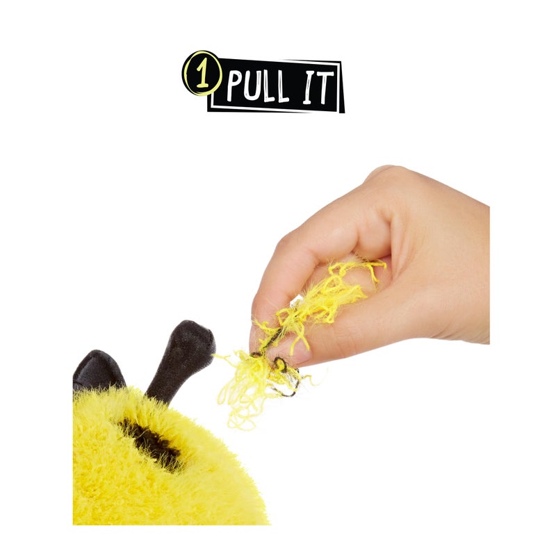 Fluffie Stuffiez Bee Small Collectible Feature Plush - Surprise Reveal Unboxing Huggable Tactile Play Fidget DIY Ultra Soft Fluff - Image 2