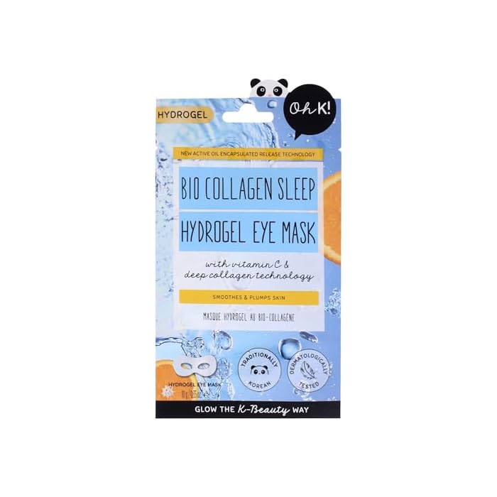 Hydrogel Eye Mask - Bio Collagen Sleep by Oh K! for Unisex - 1 Pc Mask