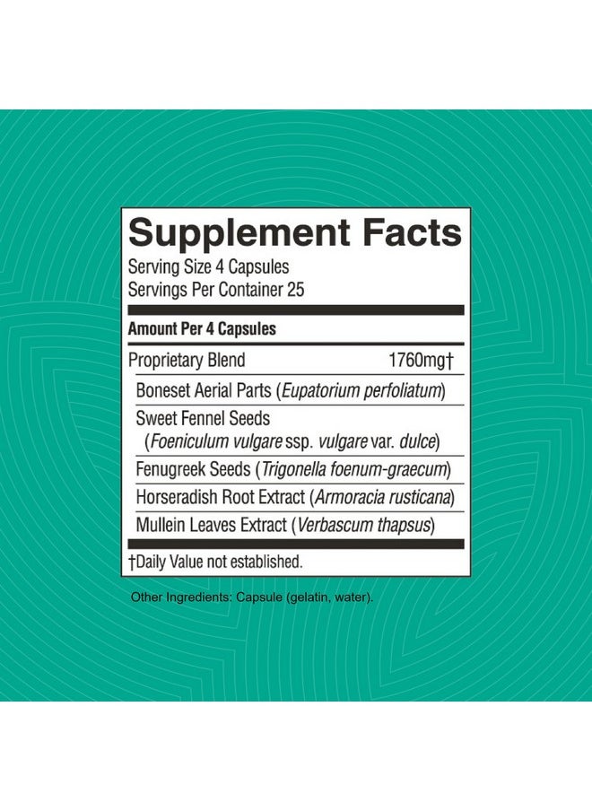 Nature's Sunshine - Seasonal Allergy 100 Capsules ; Herbal Respiratory Supplement Helps Support The Body During Seasonal Changes - Image 1
