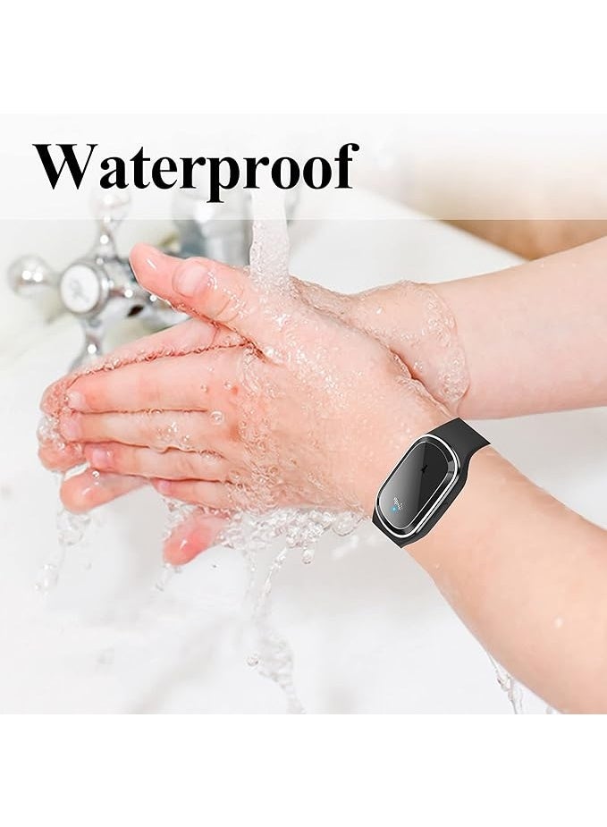 KASTWAVE Ultrasonic Mosquito Repellent Bracelet Electronic Anti Mosquito Wristband USB Rechargeable Non Toxic Indoor Outdoor Adults Children 2 pcs - Image 4