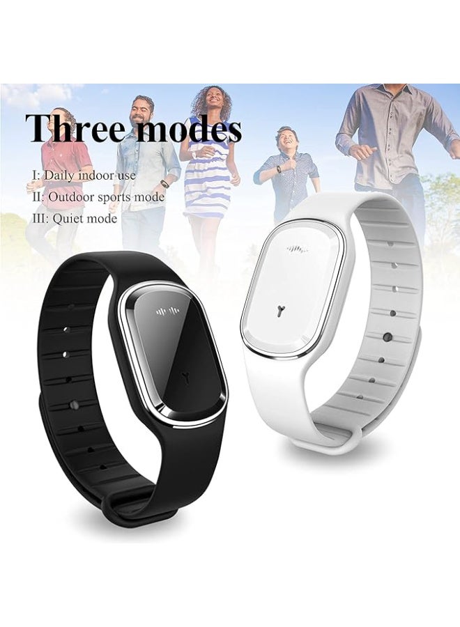 KASTWAVE Ultrasonic Mosquito Repellent Bracelet Electronic Anti Mosquito Wristband USB Rechargeable Non Toxic Indoor Outdoor Adults Children 2 pcs - Image 5