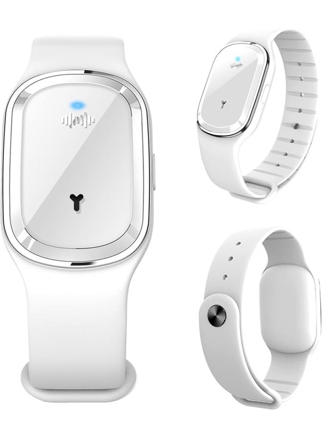 KASTWAVE Ultrasonic Mosquito Repellent Bracelet Electronic Anti Mosquito Wristband USB Rechargeable Non Toxic Indoor Outdoor Adults Children 2 pcs - Image 3