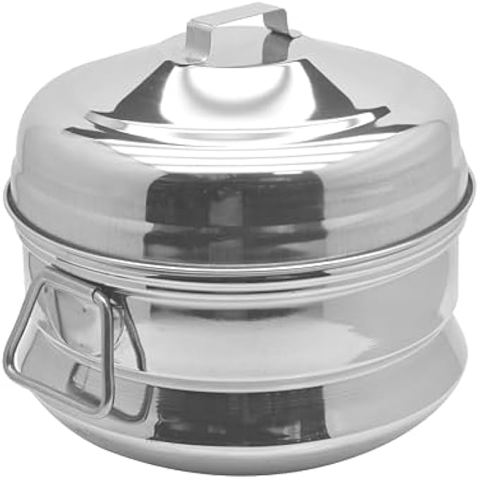 طباخ إيدلي من راج ستيل، صغير، فضي، 23 سم، KKIP0S، قدر بخار، طباخ إيدلي، قدر بخاري، إيدلي، إيدلي، إيدلي - Image 2