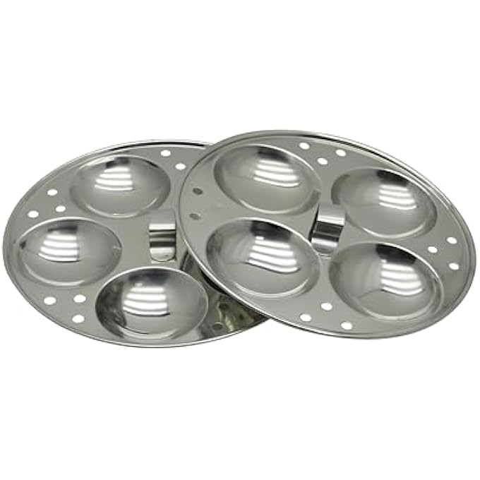 طباخ إيدلي من راج ستيل، صغير، فضي، 23 سم، KKIP0S، قدر بخار، طباخ إيدلي، قدر بخاري، إيدلي، إيدلي، إيدلي - Image 3