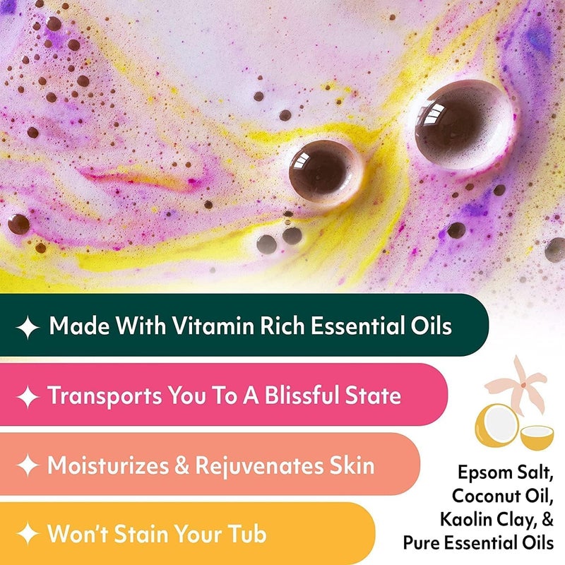 Cost effective fine quality Beauty Bath Bombs Gift Set - 9 Pack Natural Bath Bombs with Sea Salt & Essential Oils, 100g Each for Moisturizing Skin, Relaxation and Stress Relief Cost saving user oriented build - Image 5