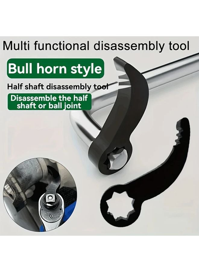 3 8 Inch Drive Horn Type Half Shaft Disassembly Tool 1PC Plum Blossom Model Durable Car Repair Lever - Image 3