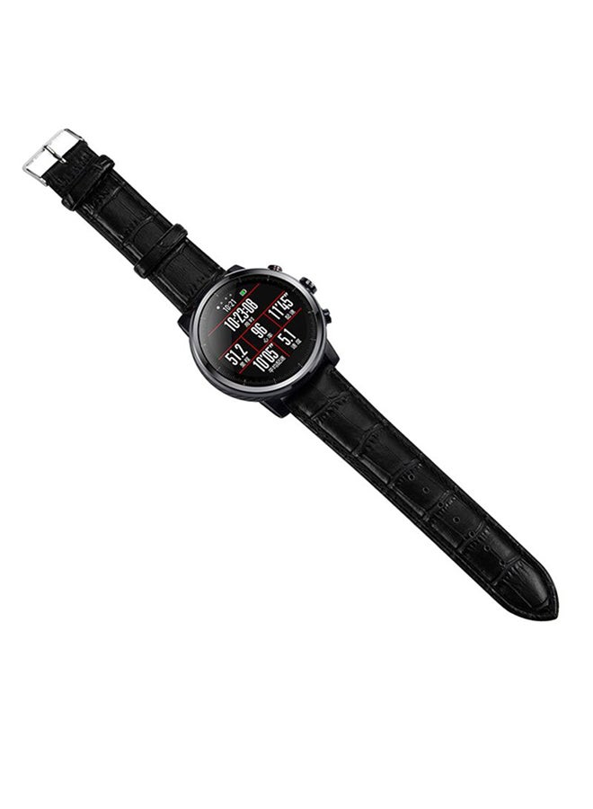 Voberry Replacement Band Strap For Huami Amazfit Stratos 2/2S Black - Image 3