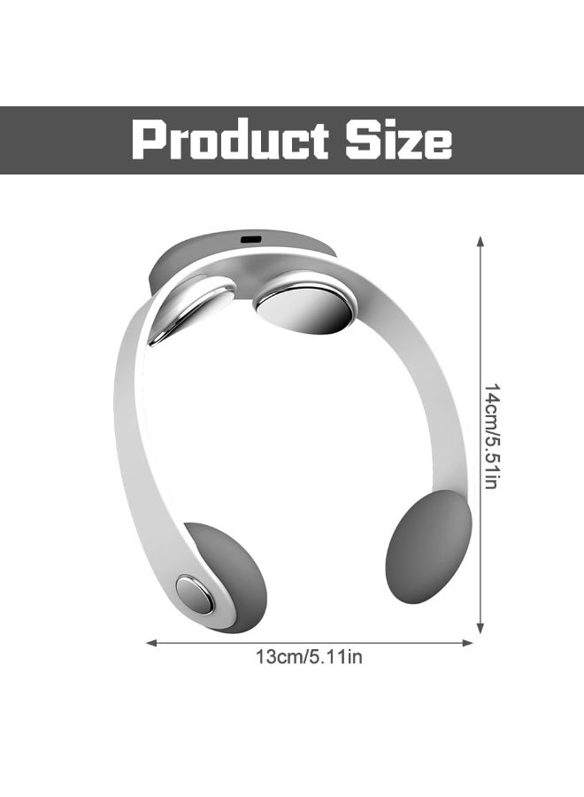 جهاز تدليك للرقبة مع خاصية النبض وخمس مستويات شدة مع تدفئة، لتحفيز نقاط الوخز، مثالي للمنزل والمكتب والسفر - Image 5
