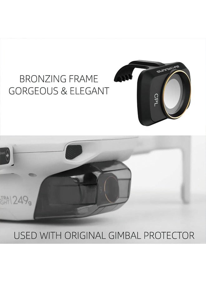 Sunnylife - Lens Filter Set Compatible with DJI Mini 4K/Mini 2/Mavic Mini/Mini SE/Mini 2 SE Accessories 6Pcs Filter Combo Multi Coated Filters Camera Lens (CPL MCUV ND4 ND8 ND16 ND32) - Image 1