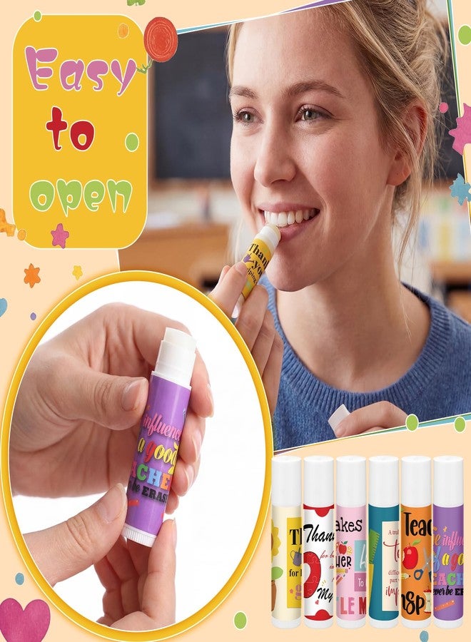 Leelosp 12 Sets End of the Year Teacher Gifts You Are the Balm Lip Balm Bulk with Inspiring Card Back to School Small Appreciation Gifts for Teacher Staff Student School Classroom - Image 4