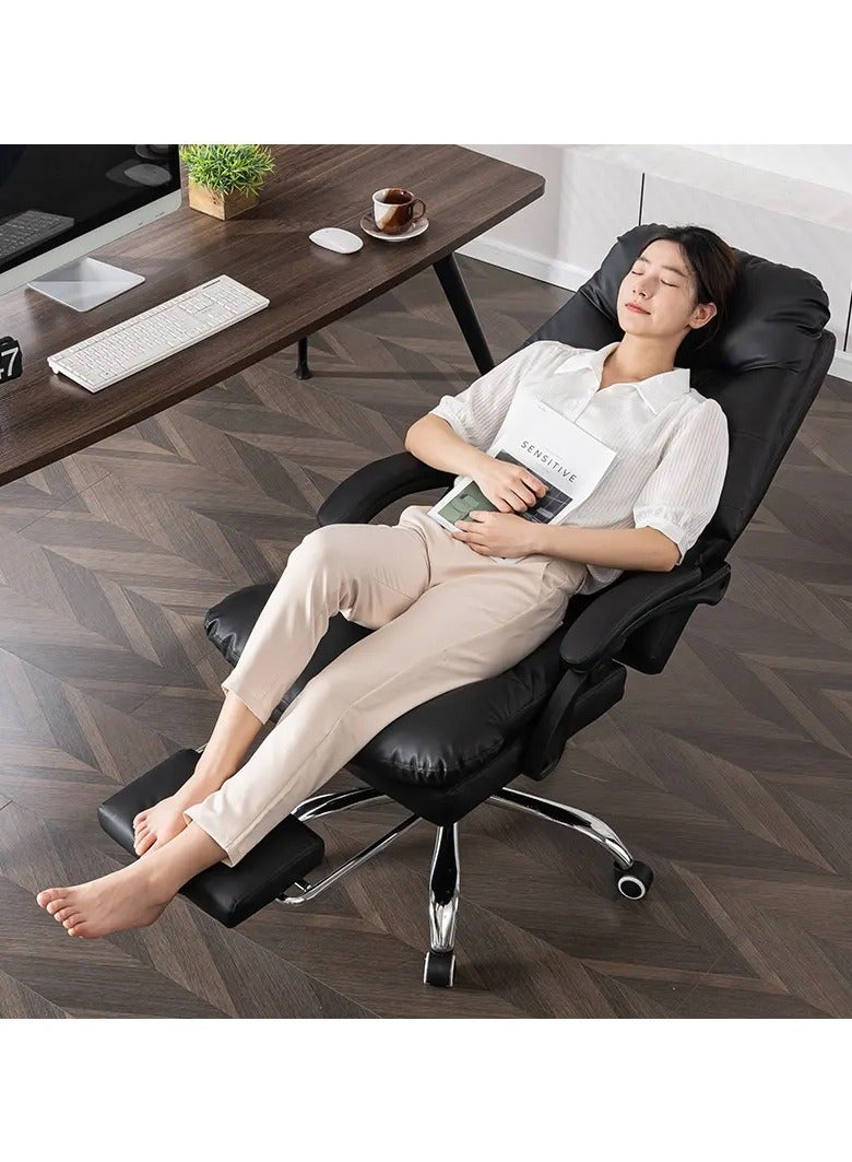 Desk Chairs with Wheels and Arms High Back,Office Chair Ergonomic Desk Chair Comfort Adjustable Height,Executive Office Chair Big and Tall with Foot Rest, Office Chair Recliners 165 Degree Adjustable - Image 5