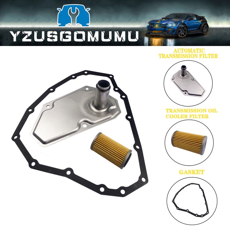 YzusGomumu مجموعة فلاتر نقل الحركة وحشوة وعاء الزيت YzusGomumu RE0F11A JF015E متوافقة مع نيسان فيرسا سنترا فيرسا نوت 2012-2019 تستبدل 33010-JF015 31726-28X0A 31726-3JX0A RE0F11A - Image 4