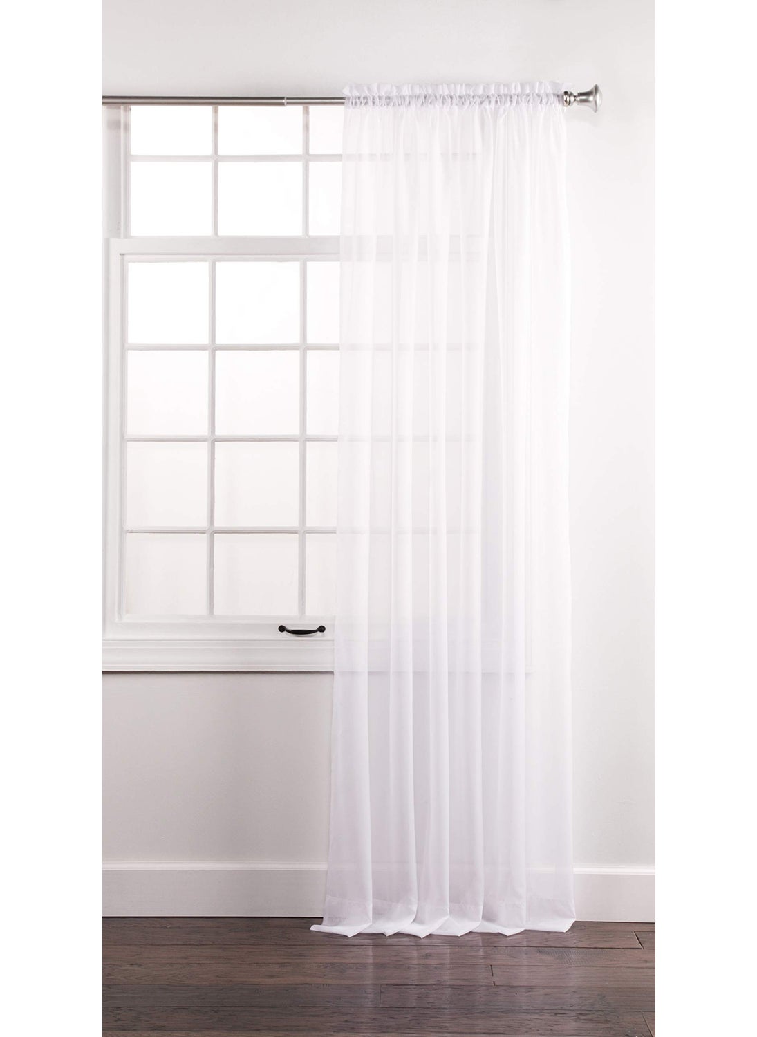 Stylemaster Stylemaster Elegance Sheer Voile Panel 60 x 120 White 