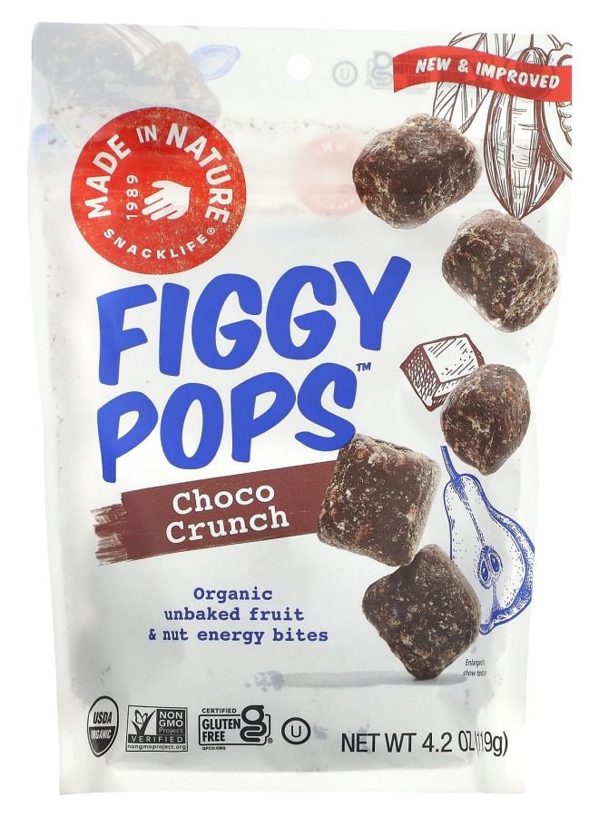 MADE IN NATURE Figgy Pops Choco Crunch 4.2 oz (119 g)