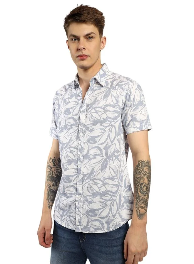 Dennis Lingo Men's Regular Fit Multi-Color Casual Shirt