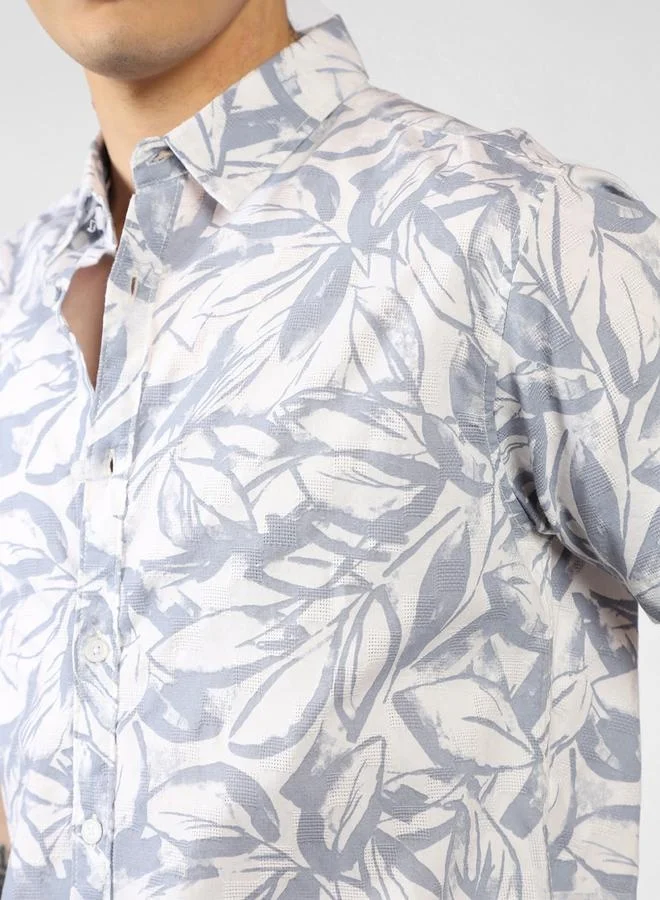Dennis Lingo Men's Regular Fit Multi-Color Casual Shirt