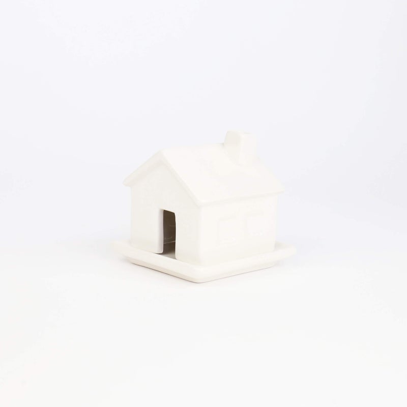 Gift Republic Charming Ceramic House Incense Burner with Smoke-Chimney | Aromatherapy Decor with 3 Sandalwood Cones & Resting Dish | Ideal Housewarming Gift - Image 5