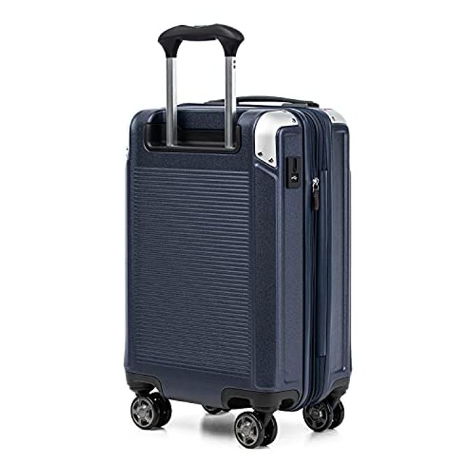 Travelpro Platinum Elite Hardside Expandable Carry On Luggage, 8 Wheel Spinner, Tsa Lock, Hard Shell Polycarbonate Suitcase, True Navy Blue, Compact Carry On 20-Inch - Image 5