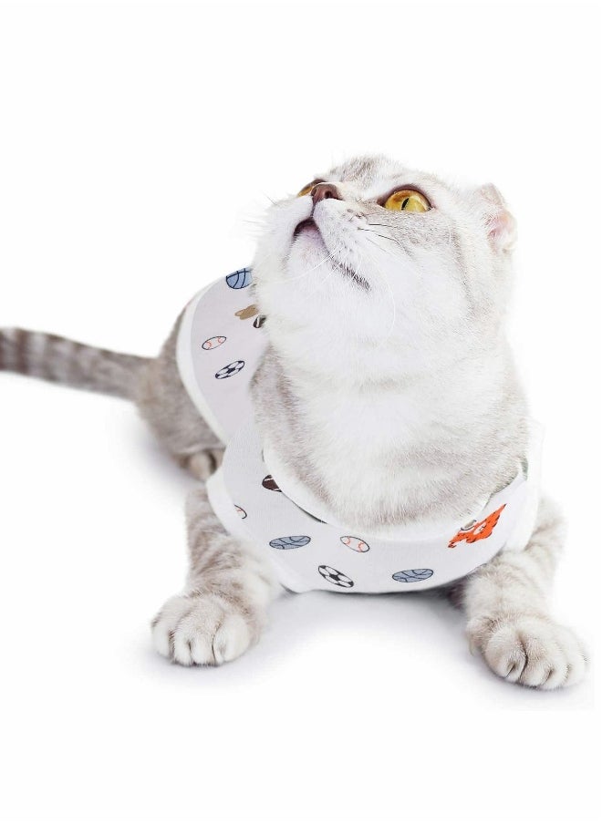 Generic 4 Pcs Cat Recovery Suit Cat Surgery Recovery Suit Kittens Physiological Clothes Cotton Breathable Cat Clothes for Abdominal Wounds or Skin Diseases - S  - Image 5