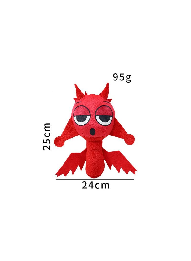 Y&D Sprunki Plush Toys, Sprunky Wenda & Gray Plushies Pillow Stuffed Animal Figure Dolls for Game Fans Gifts for Kids  - Image 1