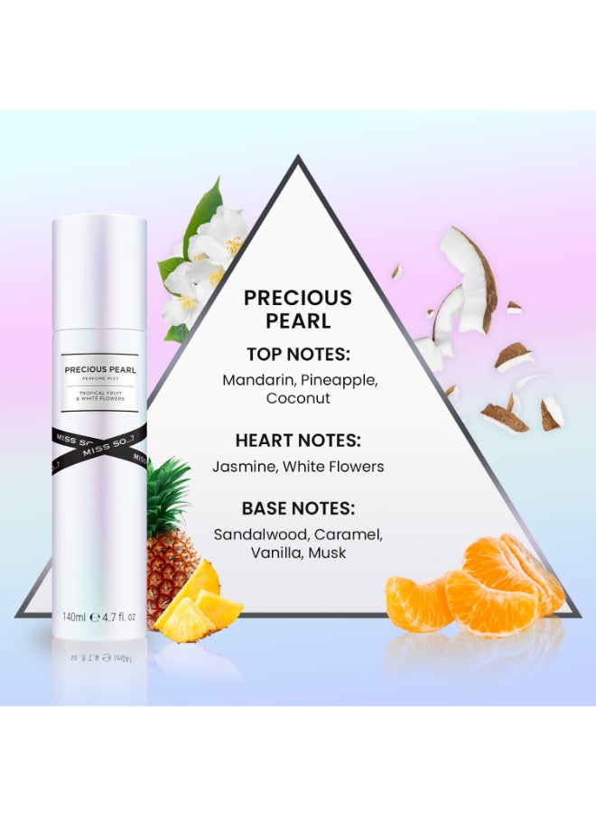 So..? Precious Pearl Body Mist For Women – Luxurious, Long-Lasting & Elegant Women's Fragrance Spray for a Sophisticated & Timeless Scent, 140ml  - Image 2