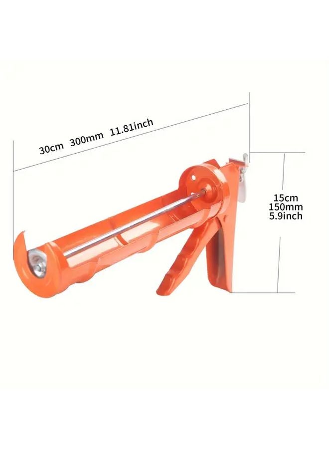 مسدس تطويق معدني ثقيل 10:1 نسبة دفع نظام مانع للتسرب باللون البرتقالي - Image 4