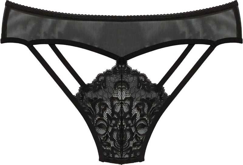 Liona Fantasy Underwear Open Top Black Color Women Fantasy Panties Underwear - Image 2