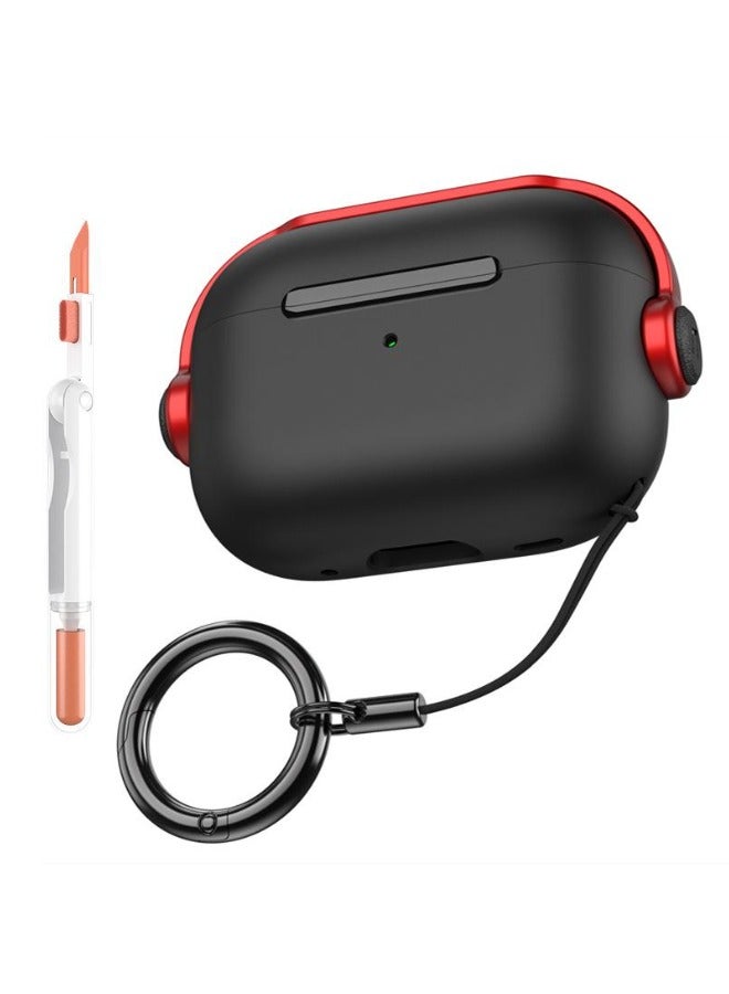 AIR Airpods 4 Case Cover for Women Men with Cleaning Kit, Automatic Security Locking Case for Airpods 4th Generation Front LED Visible  - Image 1