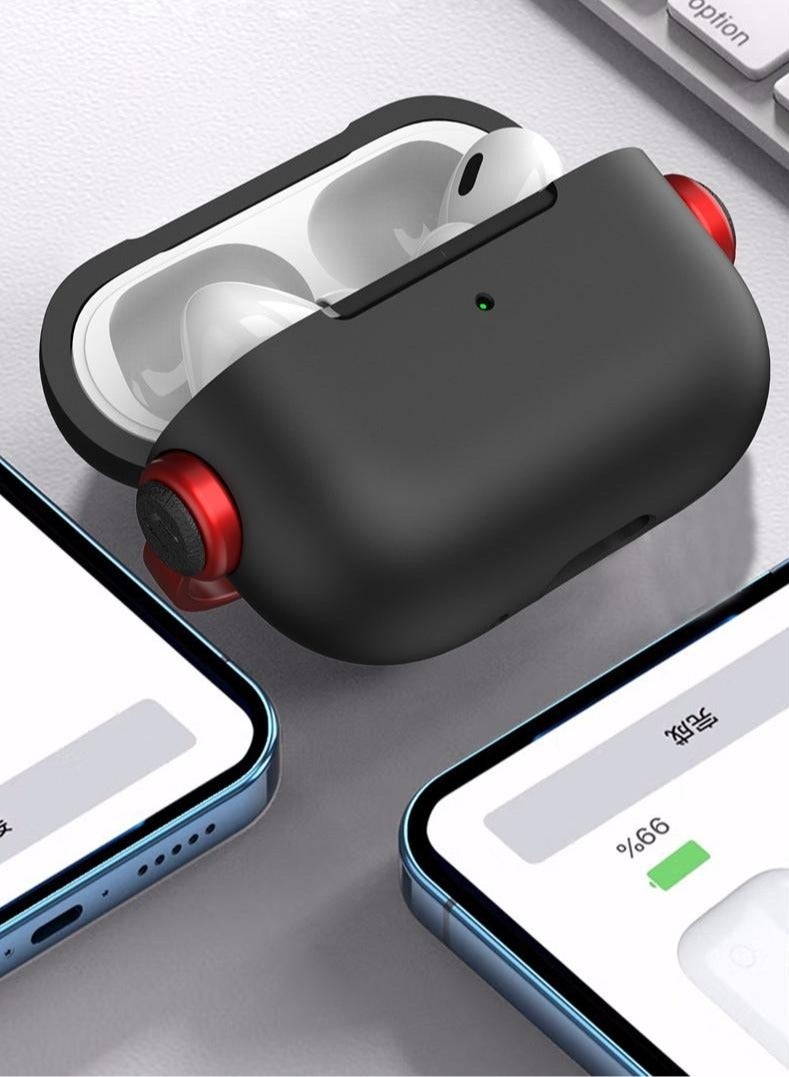 AIR Airpods 4 Case Cover for Women Men with Cleaning Kit, Automatic Security Locking Case for Airpods 4th Generation Front LED Visible  - Image 4