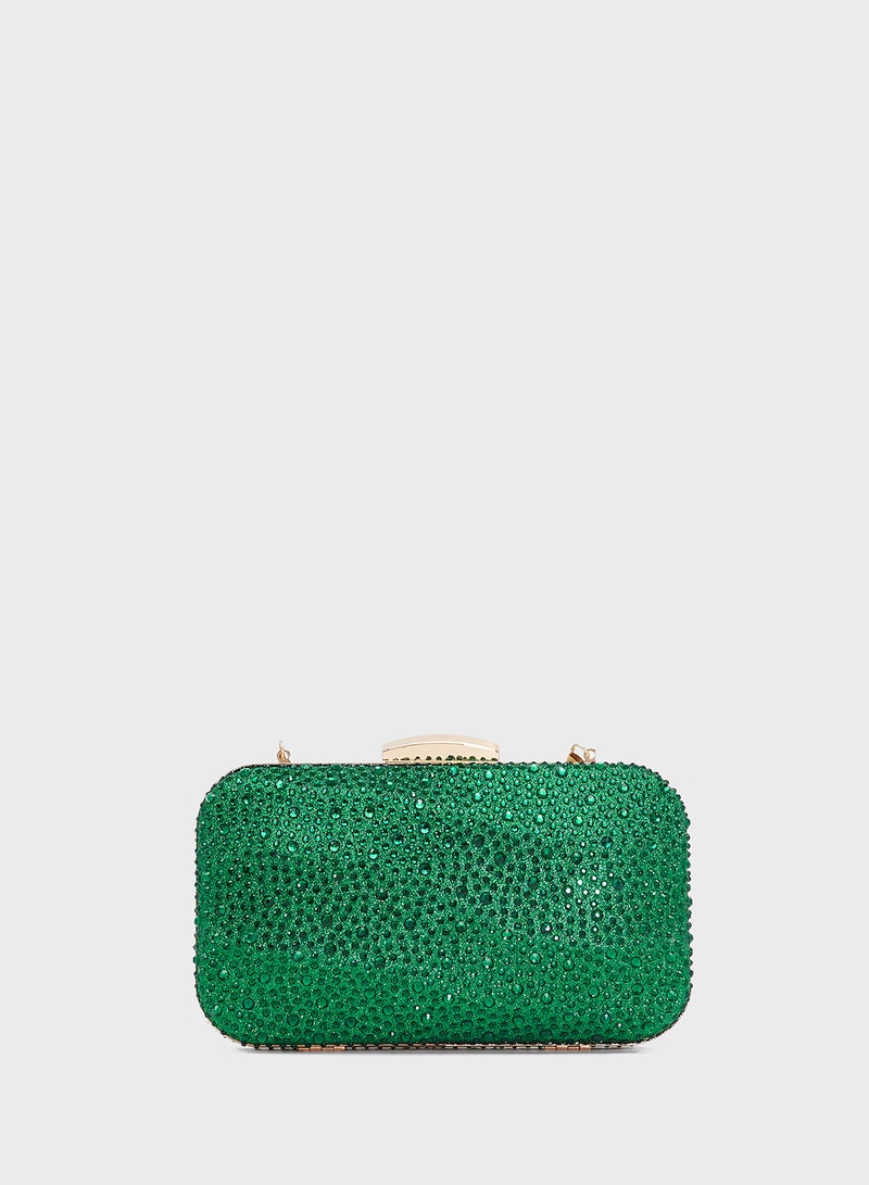 Ella Limited Edition Embellished Rhinestone Clutch - Image 2