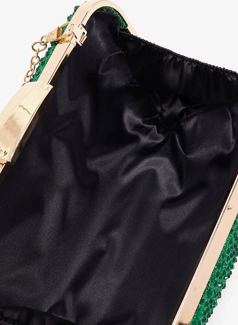 Ella Limited Edition Embellished Rhinestone Clutch - Image 5