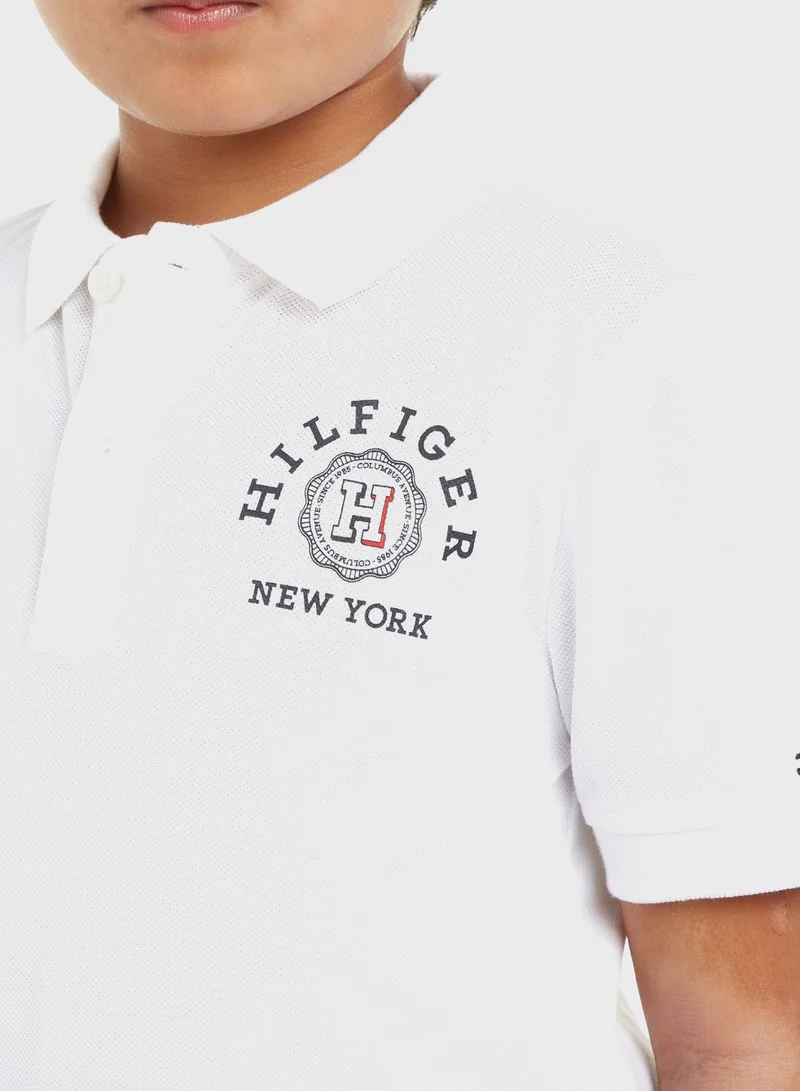 TOMMY HILFIGER Youth Logo Polo