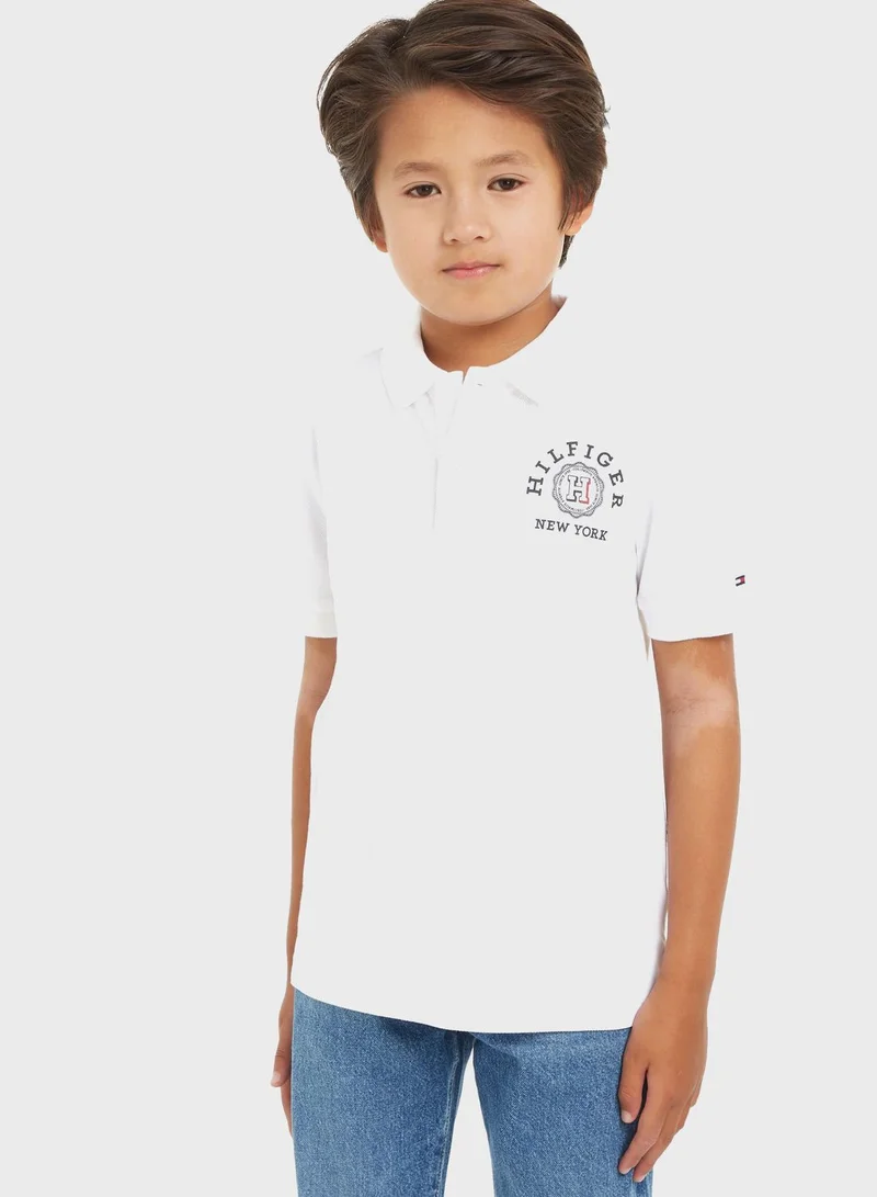 TOMMY HILFIGER Youth Logo Polo