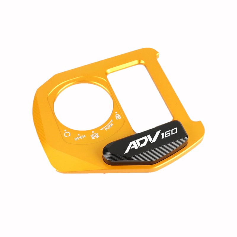 Suitable For Honda Adv160 Electric Door Lock Protective Cover Key Switch Lock Aluminum Alloy Cover Decoration Modification Accessories - Image 1