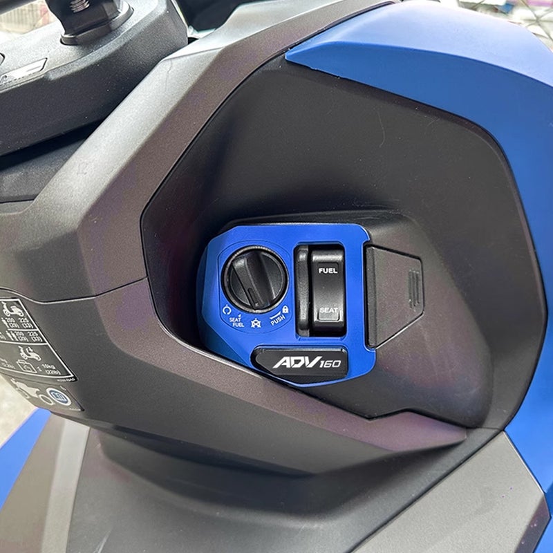 Suitable For Honda Adv160 Electric Door Lock Protective Cover Key Switch Lock Aluminum Alloy Cover Decoration Modification Accessories - Image 3